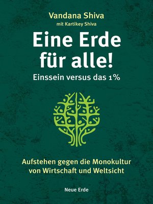 cover image of Eine Erde für alle! – Einssein versus das 1 %